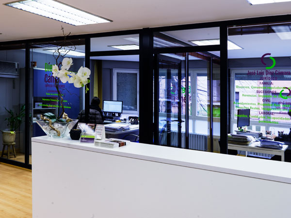 Vista de las oficinas
